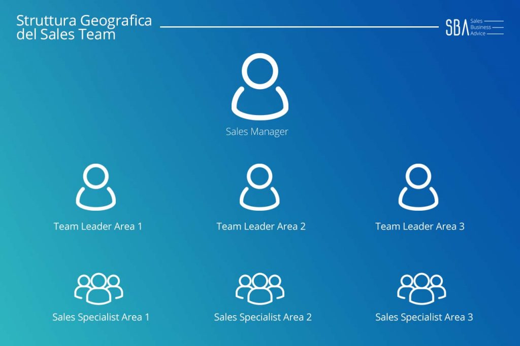 Organizzazione-Sales-Team-struttura-geografica-territoriale go to sales strategia commerciale integrata